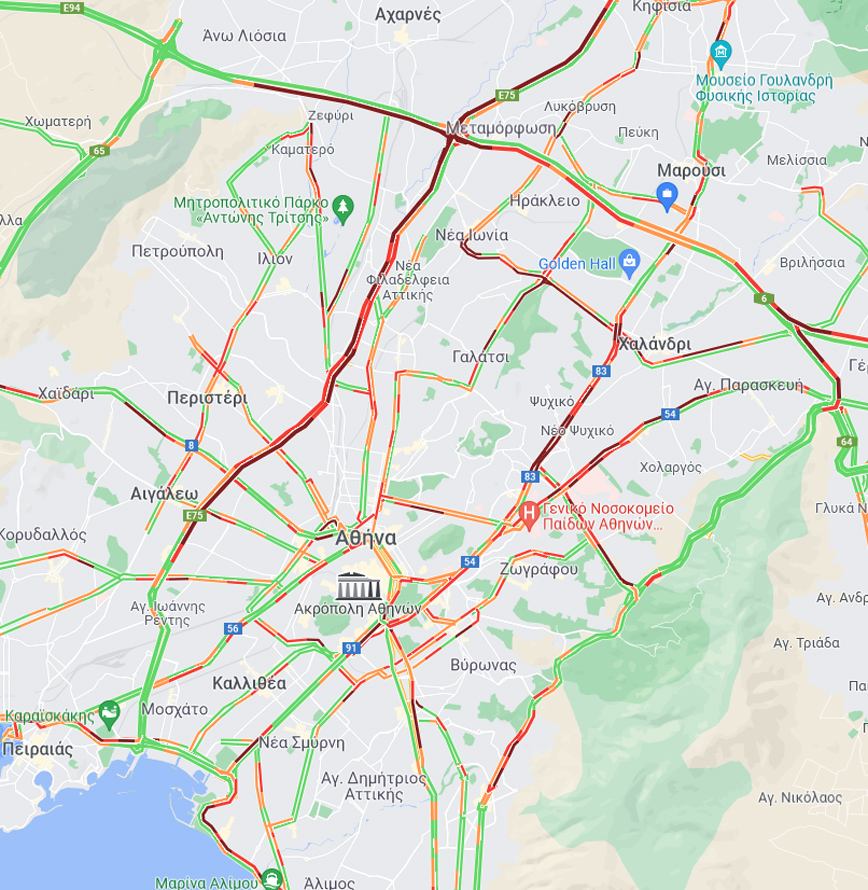 Χάρτης κίνησης Χάρτης κίνησης