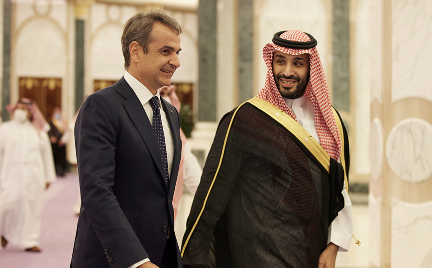 Στο Ανάκτορο Al Yamamah ο πρωθυπουργός- Συνάντηση με το διάδοχο του θρόνου της Σαουδικής Αραβίας