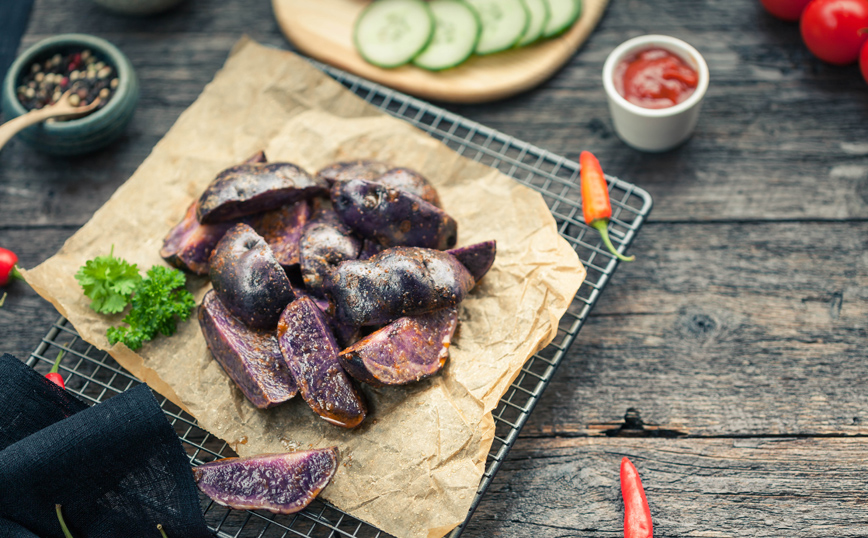 Μοβ πατάτες Μοβ πατάτες