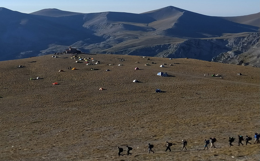 Εκατοντάδες επισκέπτες στον Όλυμπο