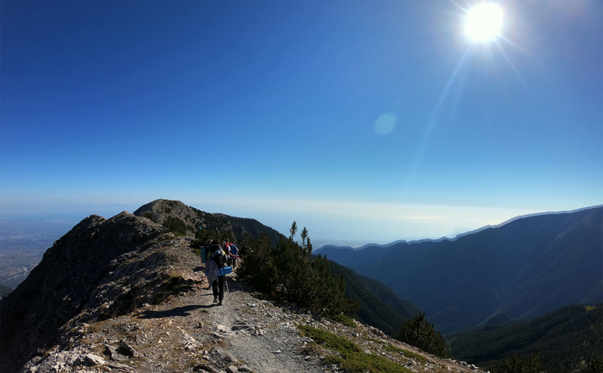 Εκατοντάδες επισκέπτες στον Όλυμπο