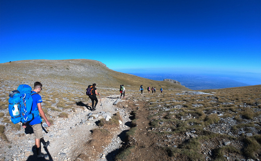 Εκατοντάδες επισκέπτες στον Όλυμπο