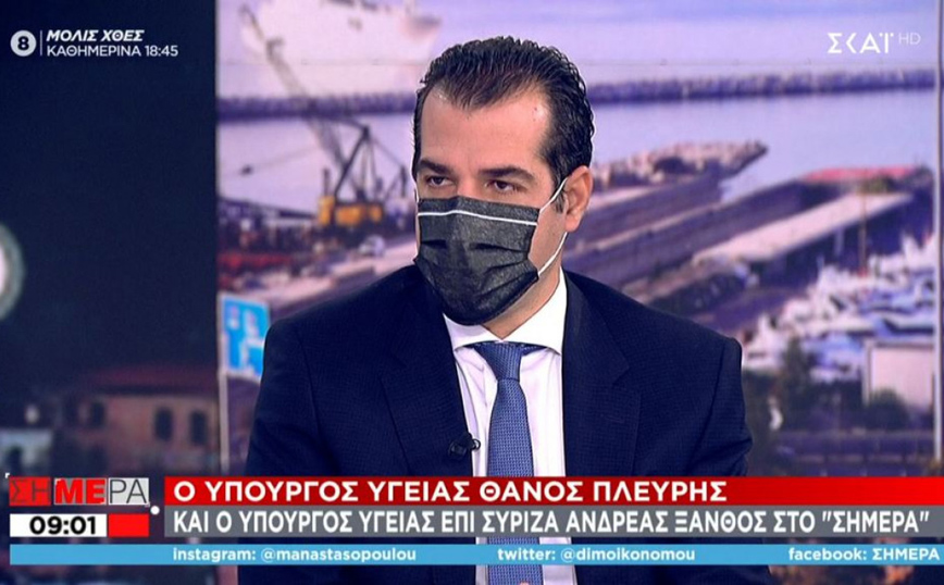 Κορονοϊός – Πλεύρης: Σχέδιο για περισσότερες ελευθερίες σε εμβολιασμένους «σε σημείο κανονικότητας»