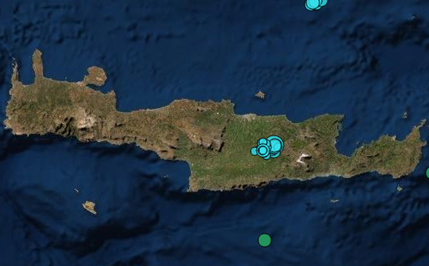 «Χόρεψαν» τα Ρίχτερ τη νύχτα στην Κρήτη &#8211; 7 σεισμοί σε 12 ώρες