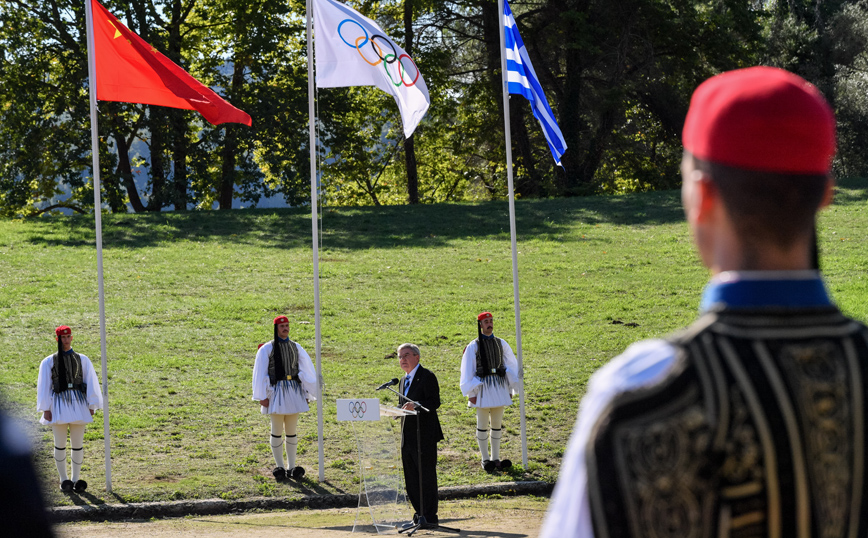 Τελετή Αφής της Ολυμπιακής Φλόγας στην Αρχαία Ολυμπία Τελετή Αφής της Ολυμπιακής Φλόγας στην Αρχαία Ολυμπία