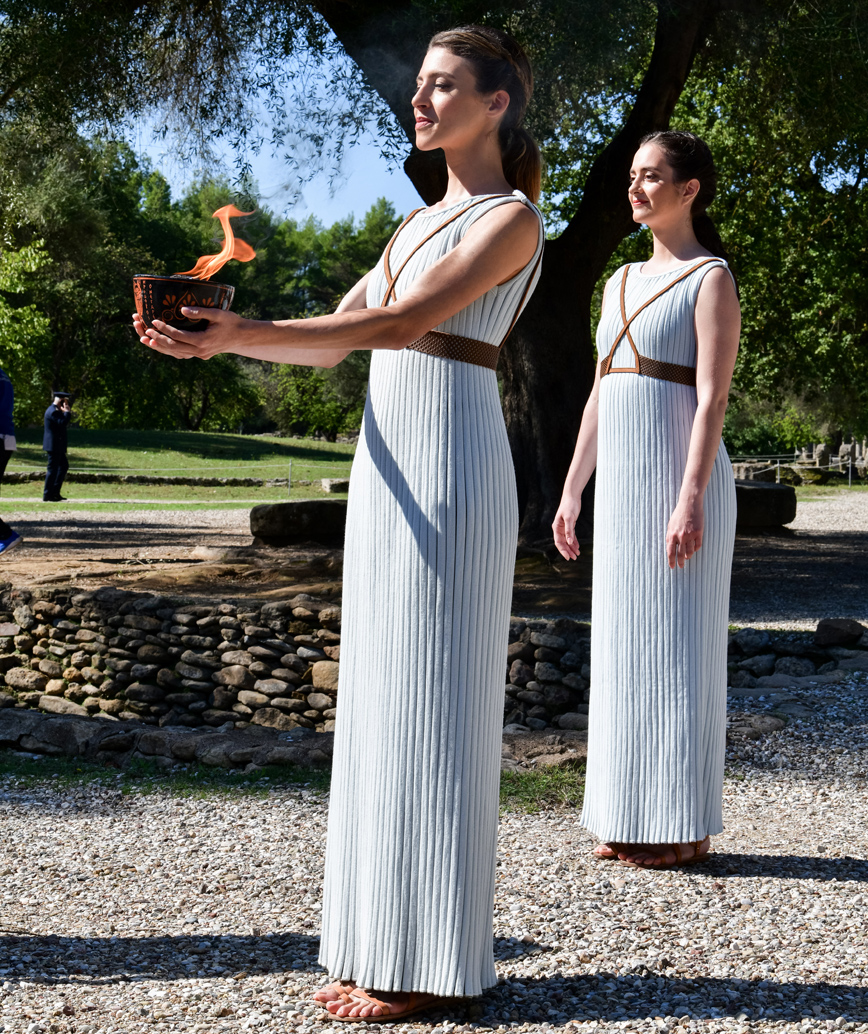 Τελετή Αφής της Ολυμπιακής Φλόγας στην Αρχαία Ολυμπία Τελετή Αφής της Ολυμπιακής Φλόγας στην Αρχαία Ολυμπία