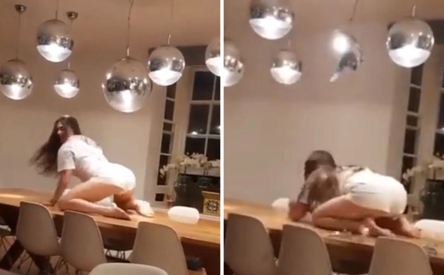 Το σέξι twerking της δεν πήγε πολύ καλά – Έσπασε πανάκριβο φωτιστικό και τώρα πρέπει να πληρώσει 800 ευρώ στο Airbnb