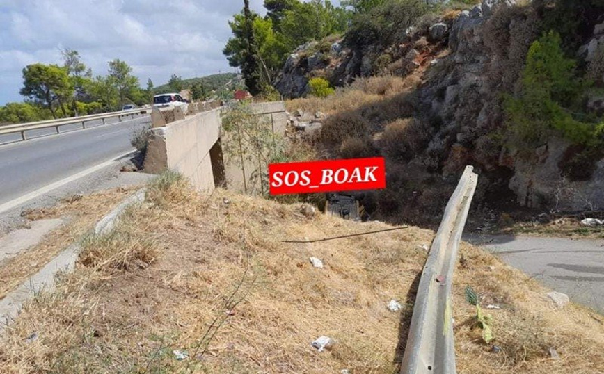 Τροχαίο στον ΒΟΑΚ Τροχαίο στον ΒΟΑΚ