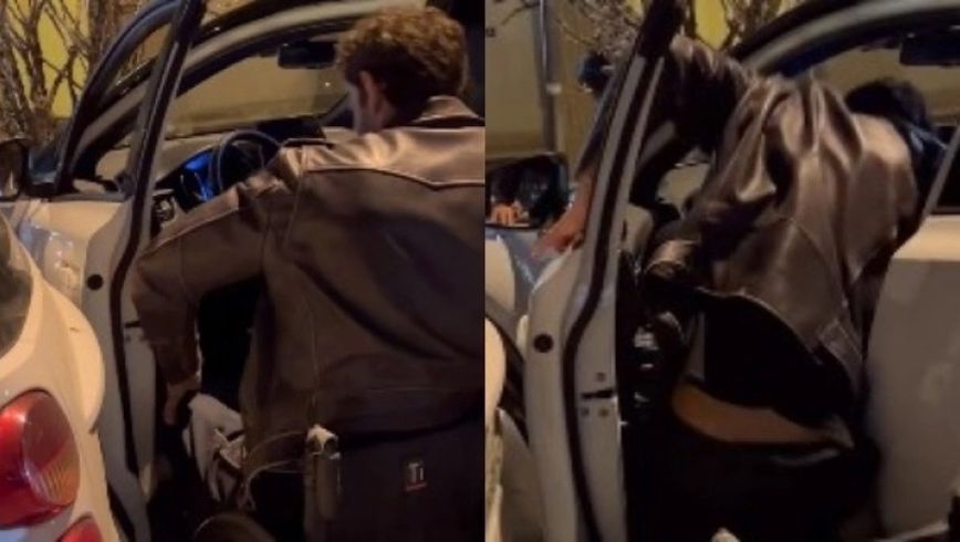 Η μάχη του παραολυμπιονίκη Αντώνη Τσαπατάκη να μπει στο αμάξι του επειδή κάποιος διπλοπάρκαρε
