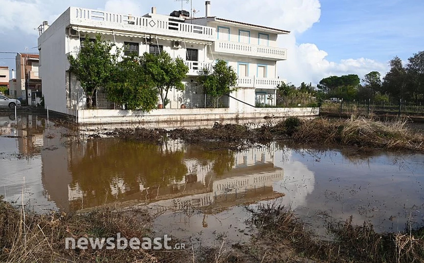 Οι εικόνες καταστροφής από τη κακοκαιρία στη Βόρεια Εύβοια