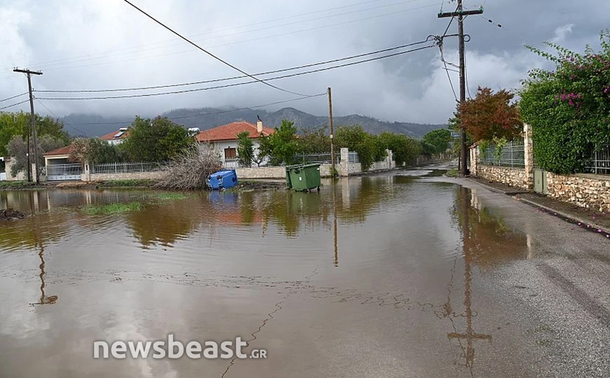 Οι εικόνες καταστροφής από τη κακοκαιρία στη Βόρεια Εύβοια
