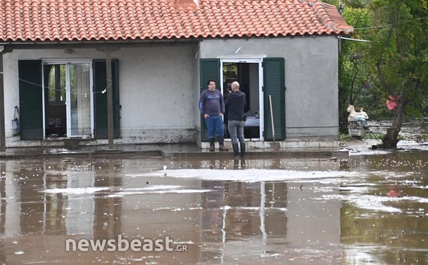 Οι εικόνες καταστροφής από τη κακοκαιρία στη Βόρεια Εύβοια