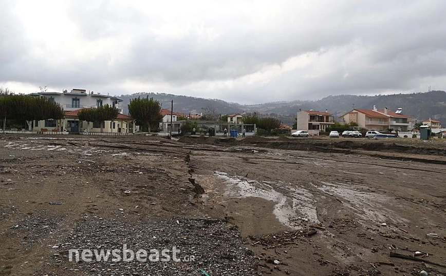 Οι εικόνες καταστροφής από τη κακοκαιρία στη Βόρεια Εύβοια