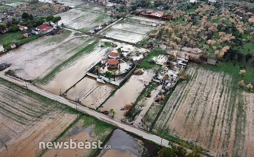 Οι εικόνες καταστροφής από τη κακοκαιρία στη Βόρεια Εύβοια