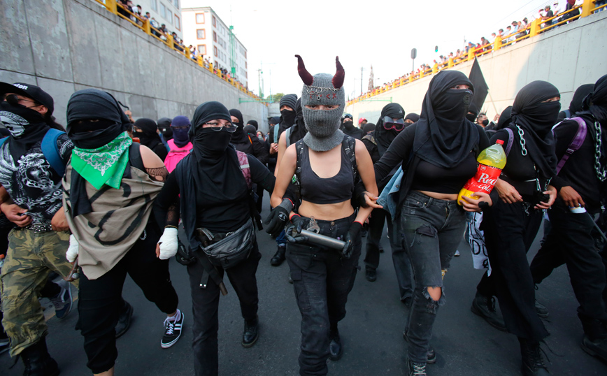 Το Black Block στο Μεξικό Το Black Block στο Μεξικό