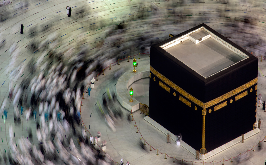 Πιστοί γύρω από τη Μέκκα Πιστοί γύρω από τη Μέκκα