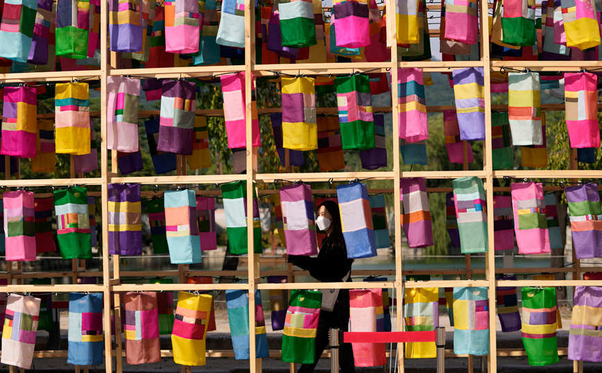 πολύχρωμη βιτρίνα πολύχρωμη βιτρίνα