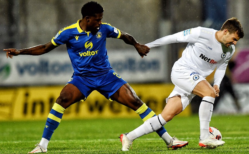 Φάση από τον αγώνα Αστέρας Τρίπολης - Ατρόμητος