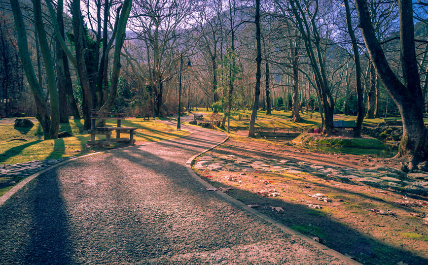 Δρομάκι μέσα στη φύση στον Άγιο Νικόλαο Ναούσης
