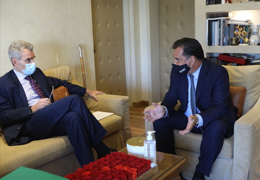 Οι αμερικανικές επενδύσεις στην Ελλάδα στο επίκεντρο της συνάντησης Γεωργιάδη – Πάιατ