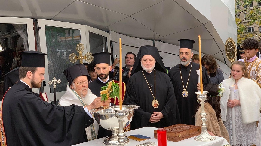 Νέα Υόρκη: Σε κλίμα συγκίνησης τα θυρανοίξια του Ιερού Ναού του Αγίου Νικολάου στο Σημείο Μηδέν