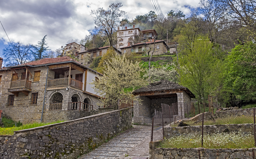 Δείγμα τοπικής αρχιτεκτονικής στο Μέτσοβο Δείγμα τοπικής αρχιτεκτονικής στο Μέτσοβο