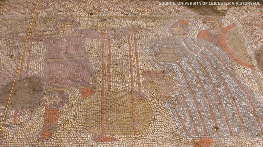 Ηνωμένο Βασίλειο: Ανακαλύφθηκε τυχαία μωσαϊκό της μάχης του Αχιλλέα με τον Έκτορα