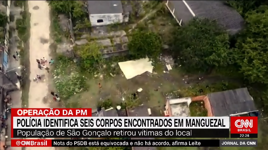Βραζιλία: Οκτώ πτώματα βρέθηκαν σε έλος, σε μια φτωχή και βίαιη περιοχή στα περίχωρα του Ρίο