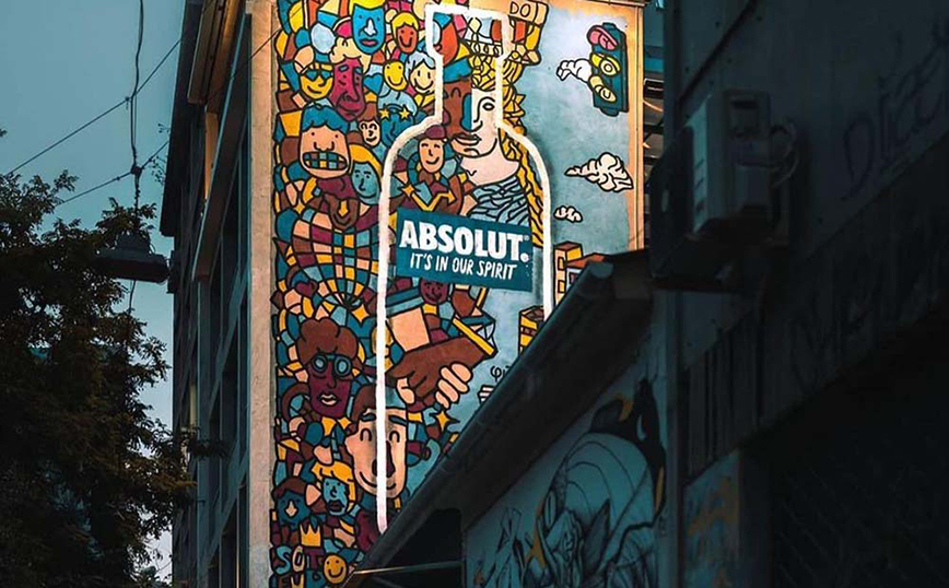 The ABSOLUT Μural: Πενταπλή διάκριση για ένα έργο – ύμνο στη διαφορετικότητα και την ισότητα