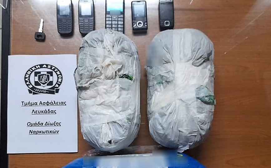 Λευκάδα: Έκρυψαν σε φορτηγό πάνω από τέσσερα κιλά κάνναβης