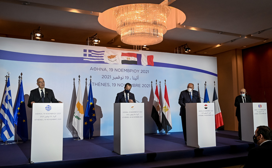 Από την τετραμερή Ελλάδας, Κύπρου, Αιγύπτου και Γαλλίας Από την τετραμερή Ελλάδας, Κύπρου, Αιγύπτου και Γαλλίας