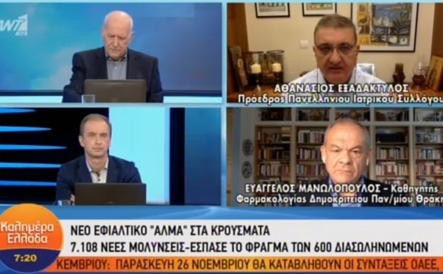 Κορονοϊός &#8211; Εξαδάκτυλος: Υπάρχουν αντιφάσεις στα μέτρα &#8211; Οι ανεμβολίαστοι να αναλάβουν τις ευθύνες τους