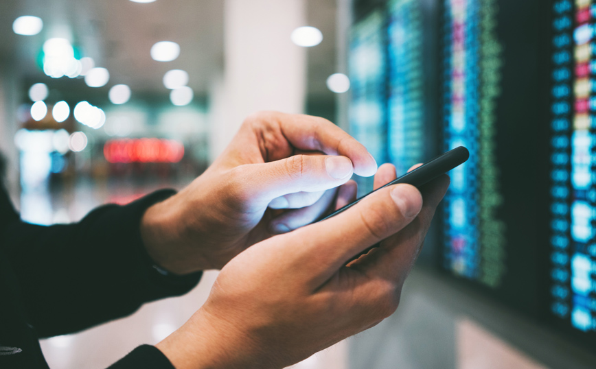 Ανέπαφη τεχνολογία σε αεροδρόμιο Ανέπαφη τεχνολογία σε αεροδρόμιο