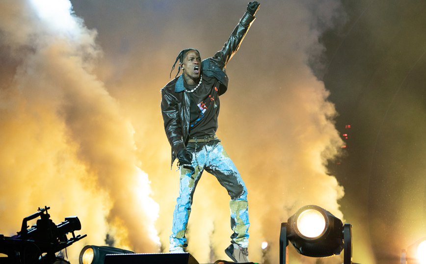 Ο Travis Scott στο Astroworld Ο Travis Scott στο Astroworld