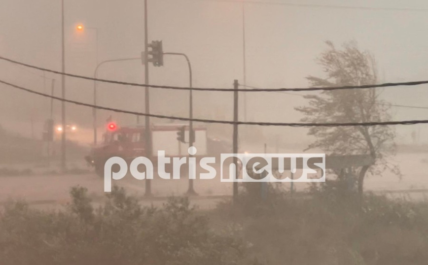 Το κύμα κακοκαιρίας «σφυροκοπά» την Ηλεία Το κύμα κακοκαιρίας «σφυροκοπά» την Ηλεία