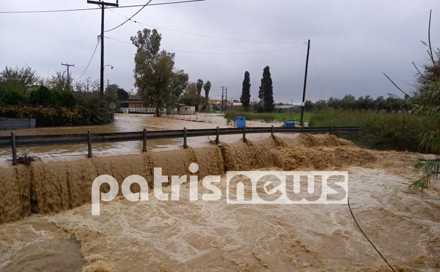 Το κύμα κακοκαιρίας «σφυροκοπά» την Ηλεία Το κύμα κακοκαιρίας «σφυροκοπά» την Ηλεία