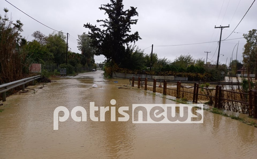 Το κύμα κακοκαιρίας «σφυροκοπά» την Ηλεία Το κύμα κακοκαιρίας «σφυροκοπά» την Ηλεία