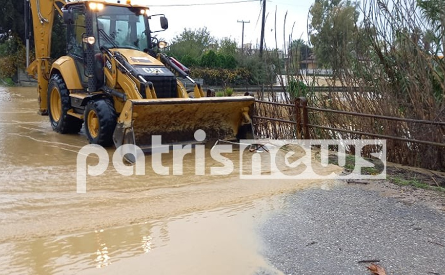 Το κύμα κακοκαιρίας «σφυροκοπά» την Ηλεία Το κύμα κακοκαιρίας «σφυροκοπά» την Ηλεία