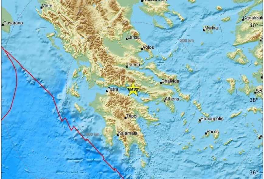 Σεισμός τα ξημερώματα του Σαββάτου κοντά στο Ξυλόκαστρο