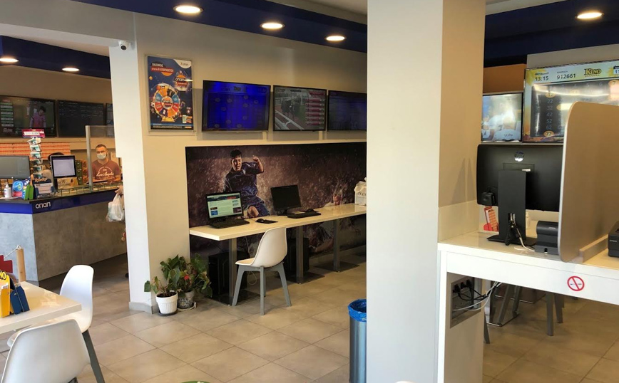 Το κατάστημα ΟΠΑΠ του κ. Ματθαίου Σκιαδόπουλου στην Κέρκυρα