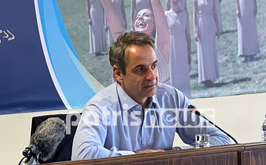 Στη Αρχαία Ολυμπία ο Κυριάκος Μητσοτάκης Στη Αρχαία Ολυμπία ο Κυριάκος Μητσοτάκης