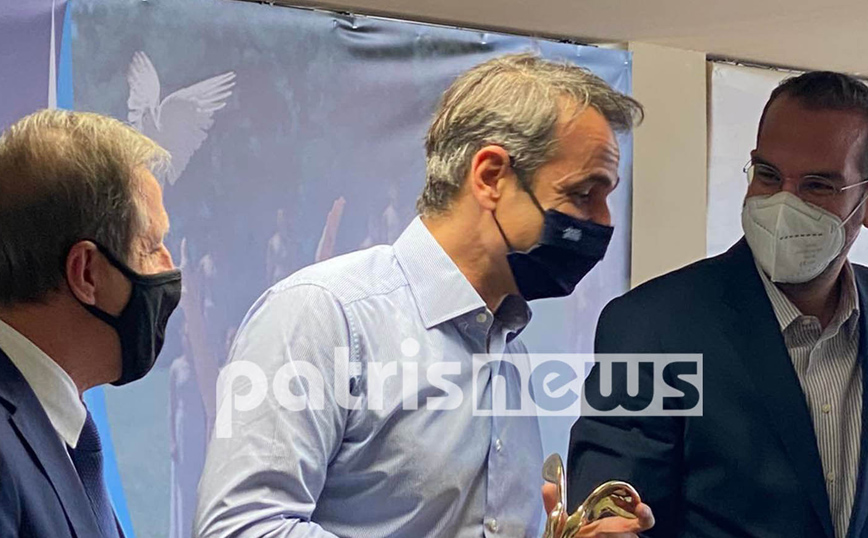 Στη Αρχαία Ολυμπία ο Κυριάκος Μητσοτάκης Στη Αρχαία Ολυμπία ο Κυριάκος Μητσοτάκης