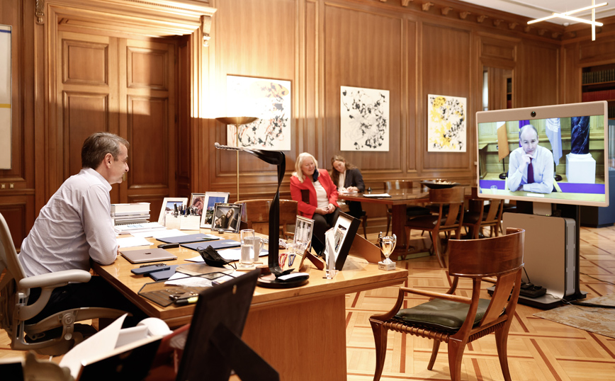 Τηλεδιάσκεψη Μητσοτάκη με πρωθυπουργό Ιρλανδίας και πρόεδρο Ευρωπαϊκού Συμβουλίου Τηλεδιάσκεψη Μητσοτάκη με πρωθυπουργό Ιρλανδίας και πρόεδρο Ευρωπαϊκού Συμβουλίου