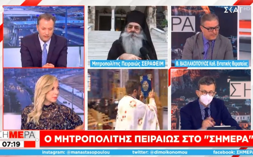Μητροπολίτης Πειραιώς: Αδελφοκτόνοι οι ιερείς που τάσσονται κατά των εμβολιασμών – Δρουν εναντίον του Χριστιανισμού