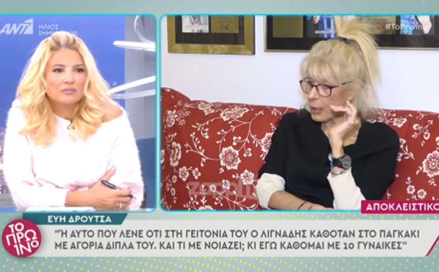 Σοκάρει η Εύη Δρούτσα για Λιγνάδη: Άκουσα ότι πλήρωνε παιδιά, ας μην έπαιρναν τα λεφτά