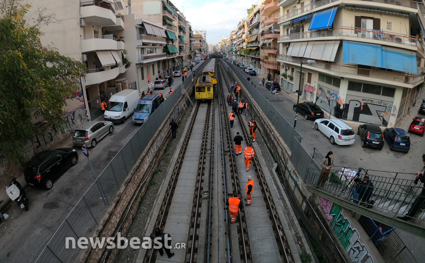 Αποκαταστάθηκαν τα δρομολόγια του Ηλεκτρικού μετά το δυστύχημα στον Άγιο Νικόλαο