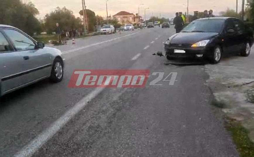 Τραγωδία στην Πατρών - Πύργου - Νεκρός στην άσφαλτο οδηγός μηχανής μετά από σοκαριστικό τροχαίο