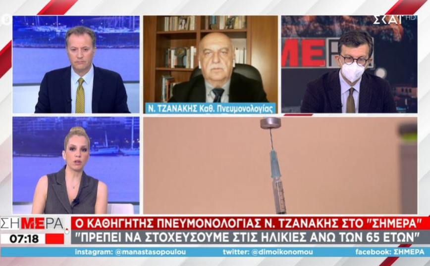 Κορονοϊός – Τζανάκης: Αισιόδοξη πρόβλεψη για τείχος ανοσίας την άνοιξη