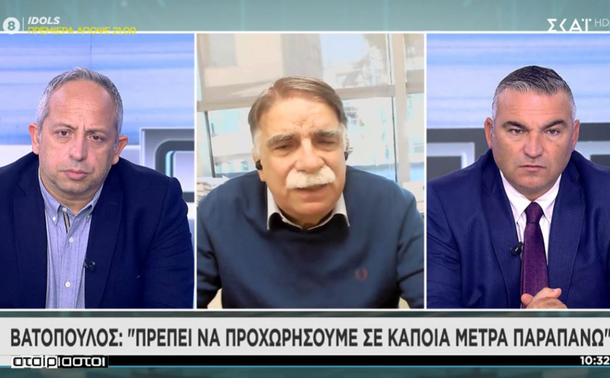 Κορονοϊός – Βατόπουλος: Να ληφθούν μέτρα τώρα για να είμαστε πιο ελεύθεροι τα Χριστούγεννα