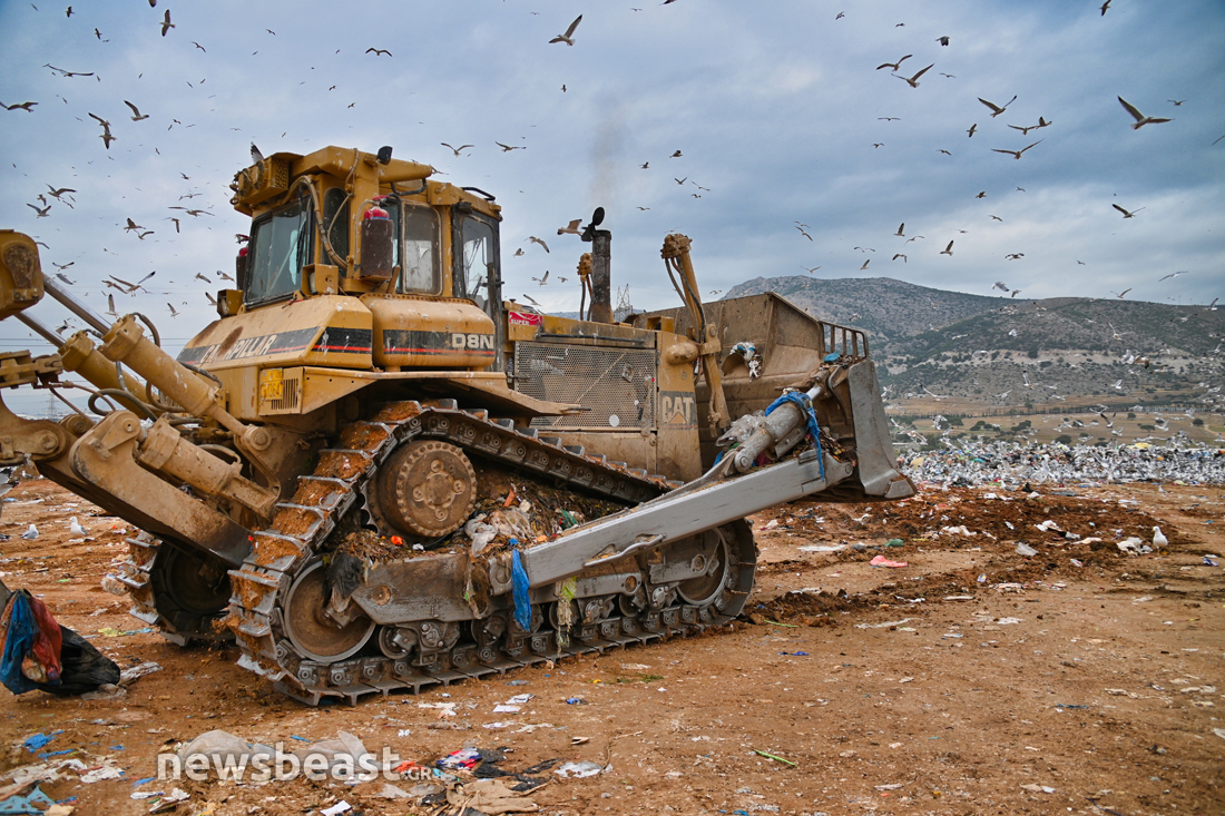 Εργασίες στον ΧΥΤΑ Φυλής